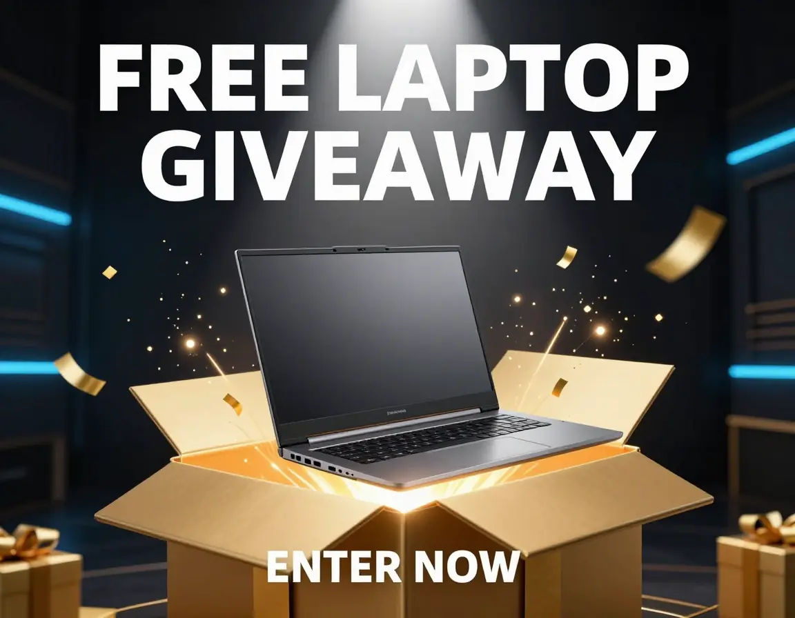 Win a Brand-New Laptop Today — Try Your Luck