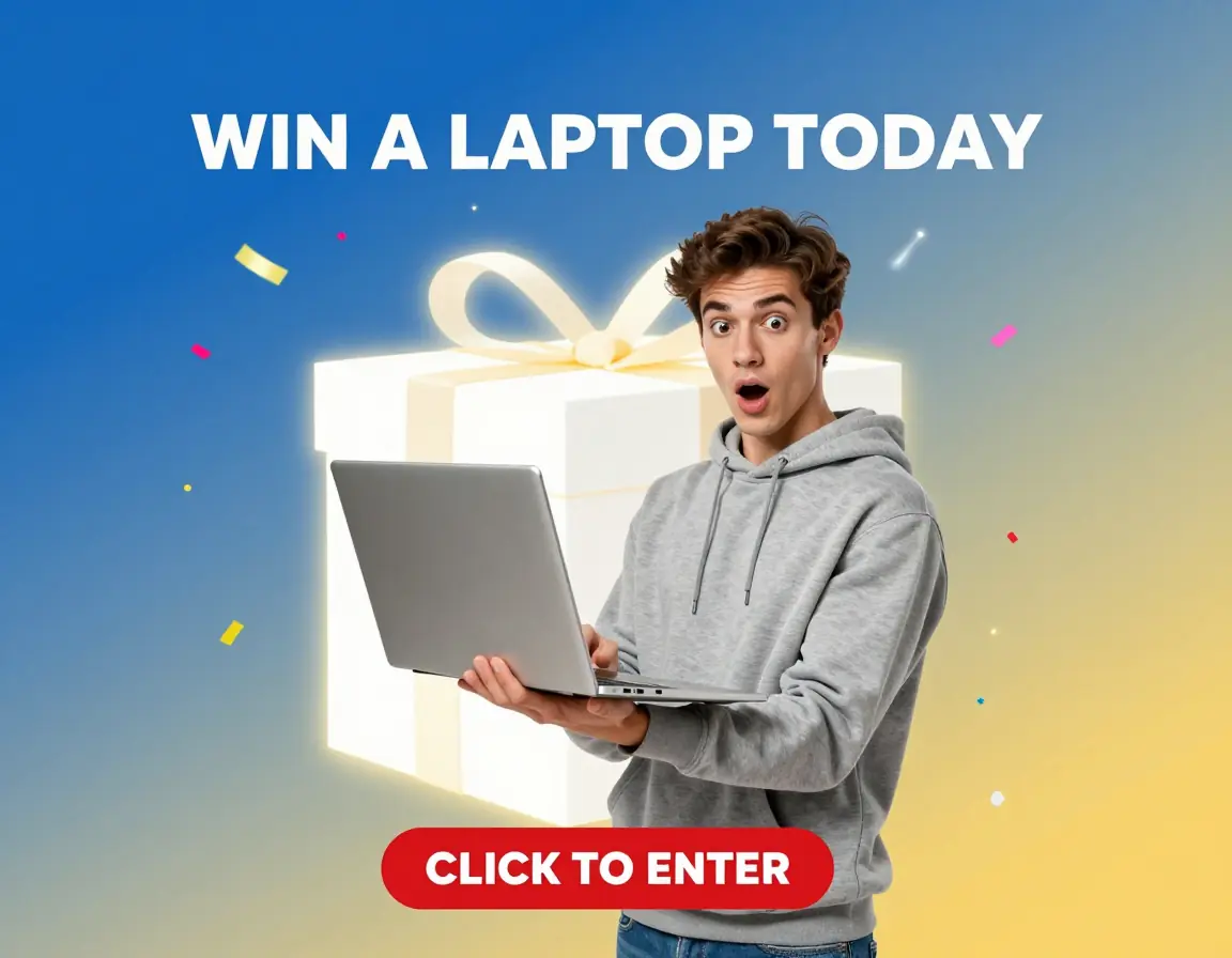 Lucky Draw: Win a Laptop in Minutes