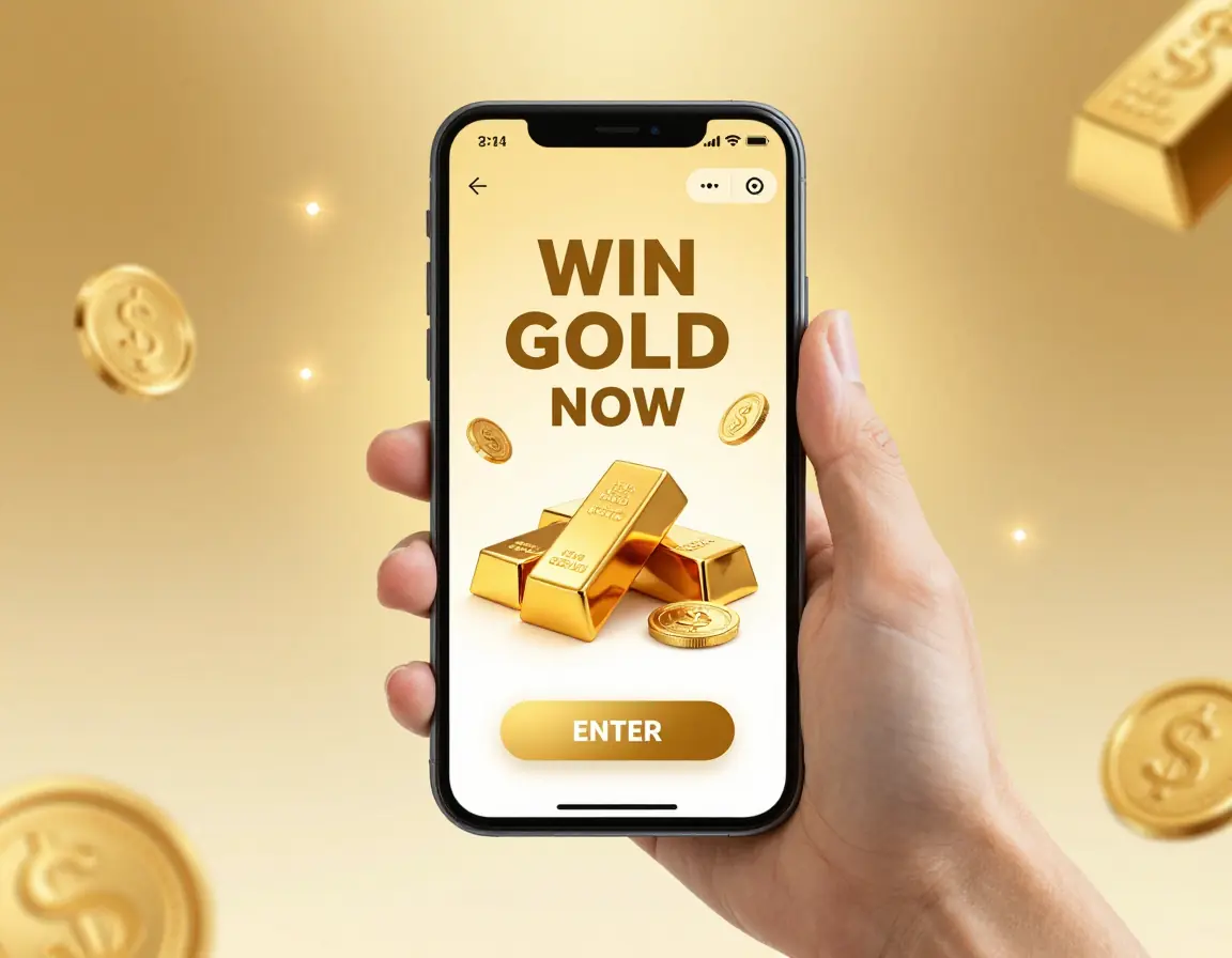 Click Now for a Chance to Win Gold